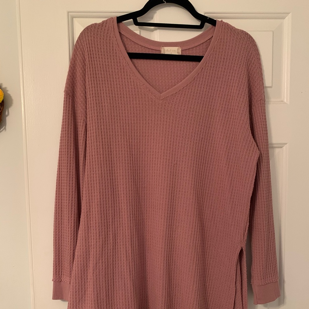 Pink long sleeve altered state tee